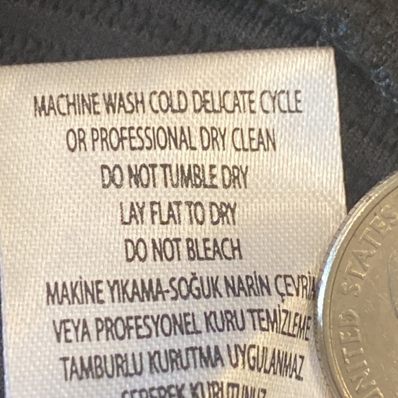 Opening Ceremony Ruffle Wavy Ribbed Black Skirt Size Medium - Picture 10 of 14